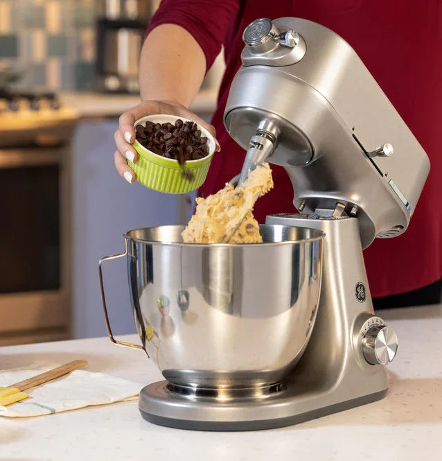 General Electric GE Stand Mixer - Silver - Tashqila General Electric GE Stand Mixer - Silver - Tashqila